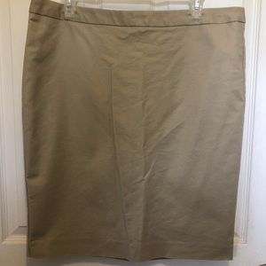 Liz Claiborne khaki pencil skirt